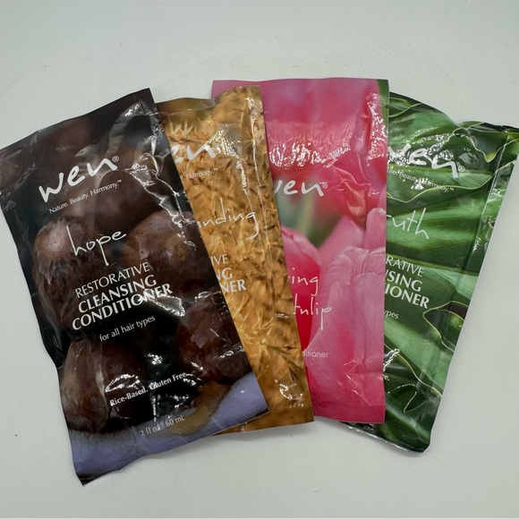 Wen Bundle of 4 Cleansing Conditioners - 2 oz each - Picture 1 of 9